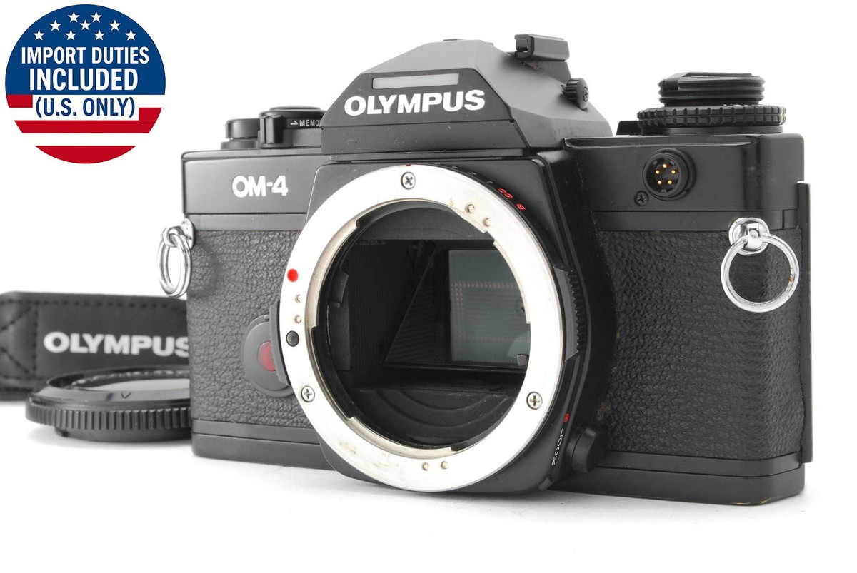 All Works 【Near MINT】 Olympus OM-4 Black SLR 35mm Film Camera