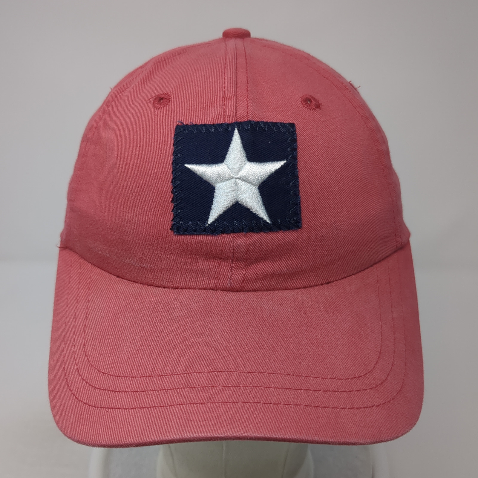 Star Patch Slideback Hat Red One Size Adjustable … - image 2