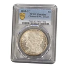 RARE 1885-CC $1 MORGAN SILVER DOLLAR ✪ UNCIRCULATED UNC DETAILS ✪ COIN PCGS