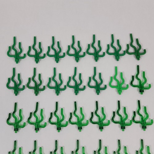37X LEGO Seagrass Seaweed Plant 30093 Dark Bright Trans Green Piece Parts Lot - Picture 2 of 9