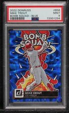 2022 Panini Donruss Bomb Squad Blue 30/249 Mike Trout #BS-8 PSA 9 MINT 0c6