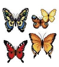 Butterflies 117CS Crafting Spark Counted Cross-Stitch Kit