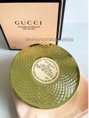 GUCCI Poudre De Beaute Mat Naturel Matte Light Medium PRESSED
