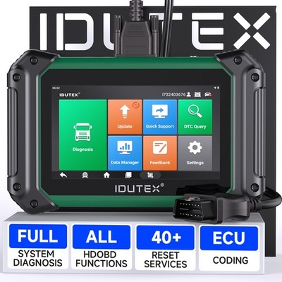 IDUTEX TS710 Heavy Duty Truck Diesel Bidirectional Diagnostic Scanner DPF Regen