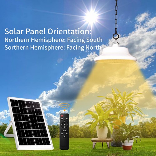 Solar Grow Light, Full Spectrum Grow Lights for Outdoor/Indoor Plants, Solar ... - Picture 4 of 9
