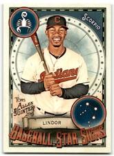 2019 Topps Allen & Ginter #BSS-8 Francisco Lindor Baseball Star Signs Indians