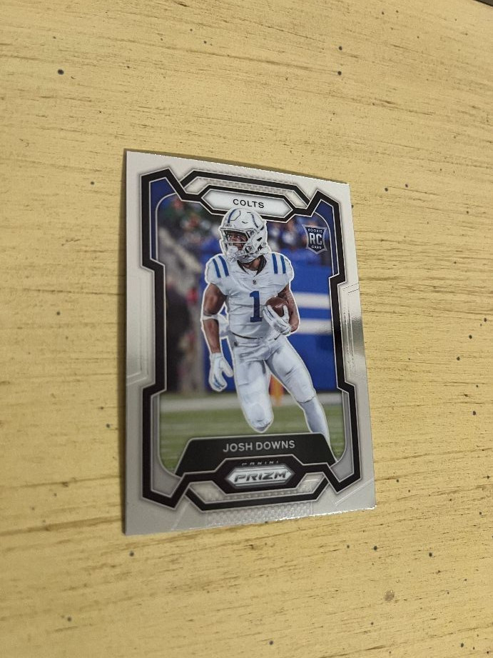 2023 Panini Prizm - Rookies Josh Downs #345 Silver Prizm (RC)