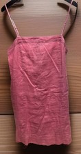 Madewell Pink Linen Slip Dress Spaghetti Strap Minimalist Women’s Size 8 Short