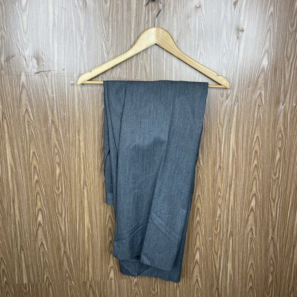 Stafford 2 Piece Suit Mens 46R 42x28 Gray Multicolor Polyester Rayon Two Buttons - Image 2 of 4