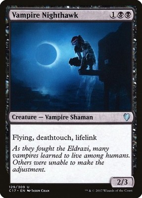 Vampire Nighthawk - 129 - LP - Commander 2017