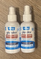 Vetnique Glandex Medicated Dog Butt Anal Spray for Dog Scooting X 2 Bottles