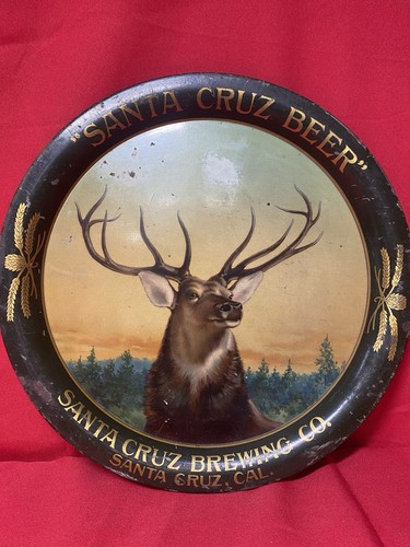 VERY RARE SANTA CRUZ BEER TRAY, SANTA CRUZ, CA, SANTA CRUZ BREWING
