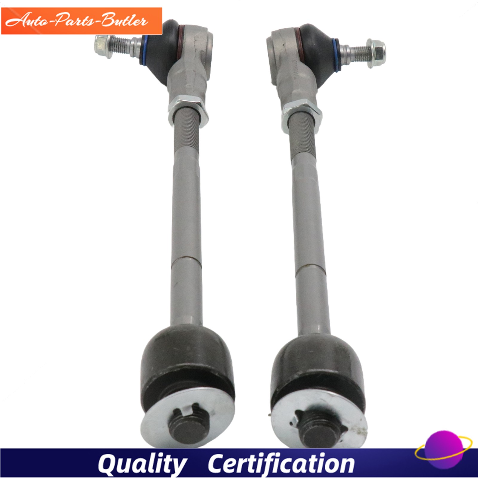 Front Inner & Outer Tie Rod End Kit For 321589 Maserati Quattroporte 2003-2012