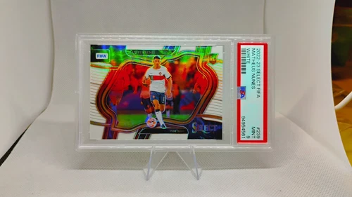 Matheus Nunes 2022 Panini Select FIFA White Rookie Prizm /20 SSP PSA 9 Portugal.