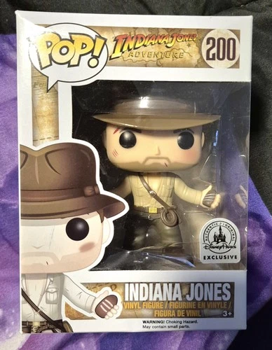 Funko Pop! Indiana Jones Adventure #200 Disney Parks Exclusive (Rare/Vaulted)