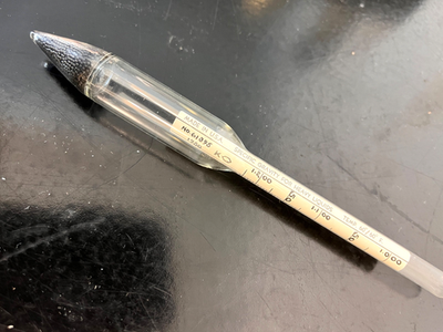 #ad Kimble Hydrometer 1.000 1.225 specific Gravity for heavy liquids 150mm $27.50