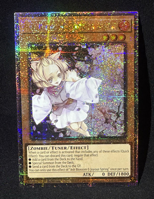 Konami Yu-Gi-Oh! Ash Blossom & Joyous Spring RA01-EN008 quarter century  1st Ed