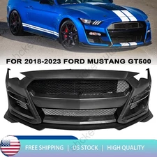 For 2018 2019 2020 2021-2023 Ford Mustang GT500 Style Front Bumper Conversion