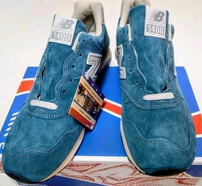 Size 12.5- New Balance J.Crew x 1400 Made in USA Chambray Blue