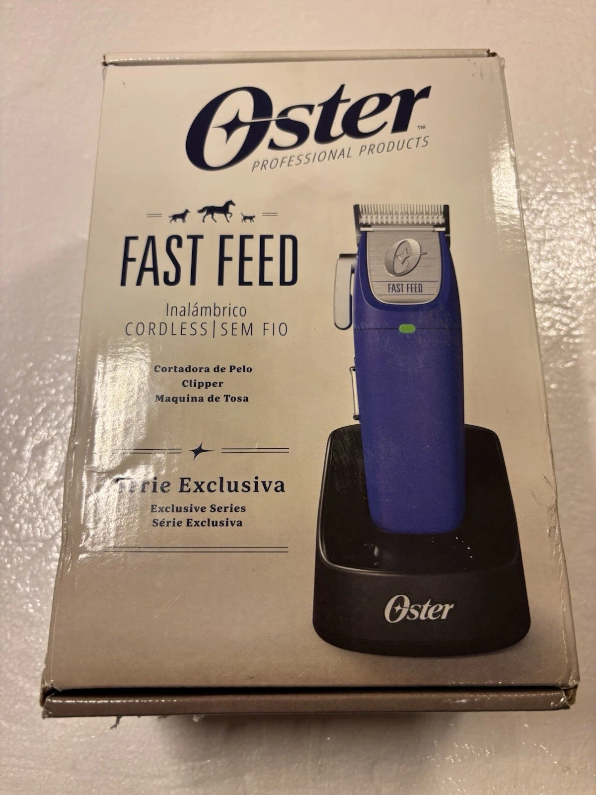 Oster Professional Fast Feed Cordless Pet Clippers - Blue
Opens in a new window or tab