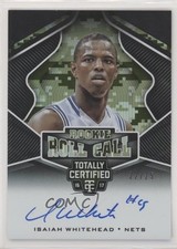 2016 Totally Certified Rookie Roll Call Camo 22/25 Isaiah Whitehead #27 Auto z5i