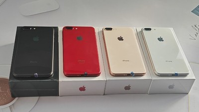 New Apple iPhone 8 Plus Unlocked-64GB/128GB/256GB-All Color With Box Accessories