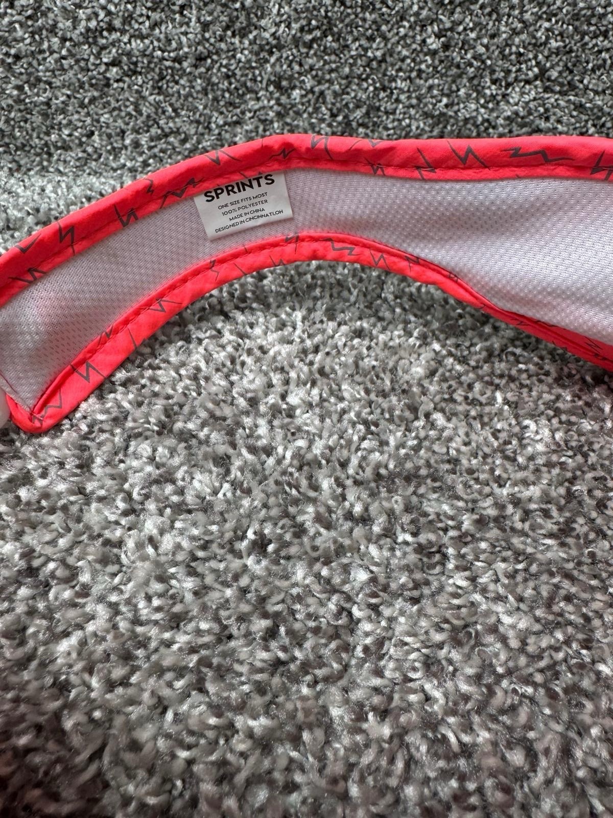 Sprints Visor Hat Cap Strapback Multicolor Perfor… - image 3