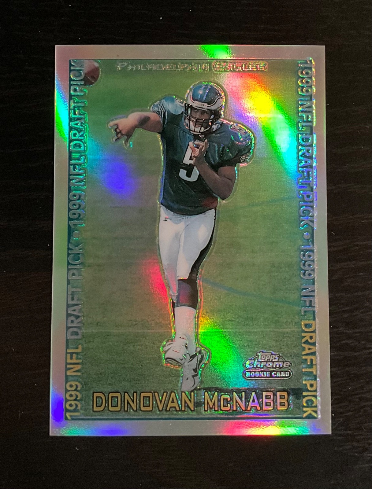 1999 Topps Chrome Refractor #147 Donovan McNabb  Rookie RC