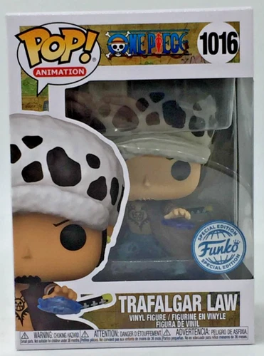 Funko Pop!  Anime One Piece Trafalgar Law #1016 Special Edition With Protector