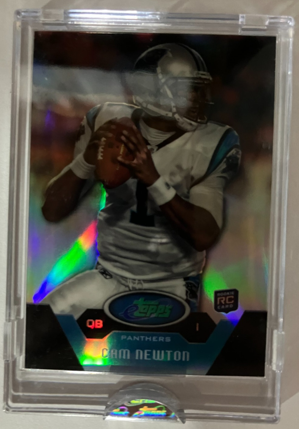 2011 Topps eTopps Cam Newton Rookie RC Refractor #11 1109/1999