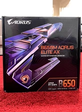 GIGABYTE B650M AORUS Elite AX Gaming Motherboard (New, Unused)