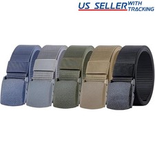 5-Pack Multicolor Adjustable Nylon Tactical Belt Hypoallergenic Plastic Buckle