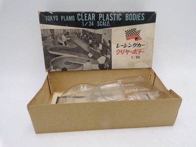 Vintage 1960's Tokyo Plamo Japan 1/24 scale Lola T-70 Clear Body Slot Kit MIB
