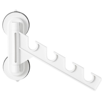 Heavy Duty Suction Laundry Rack Foldable Clothes Hanger for Dorms and Apartments