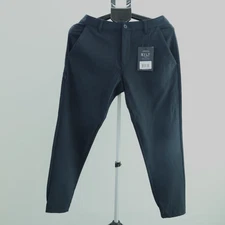 BYLT Everyday Jogger Men's 33 x 28 Navy Tapered Fit Wrinkle Free Pants NWT $128