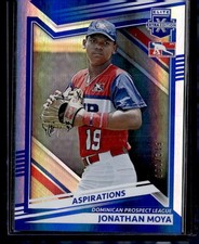 2022 Panini Elite Extra Edition #186 Jonathan Moya Aspirations Blue #/349