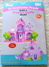 Build a Princess Castle Model - 3D Construction Puzzle by Fiesta crafts - New
