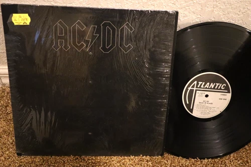 AC/DC BACK IN BLACK ORIGINAL ALBUM 1980 MASTERDISC SHRINK EXCELLENT