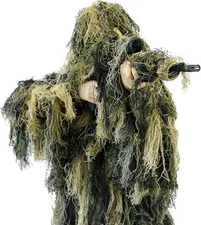 Arcturus Warrior Ghillie Suit - Camouflage Hunting Medium-Large, Woodland 