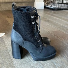 DV Dolce Vita Dixy Ankle Boots Black Women's 7.5