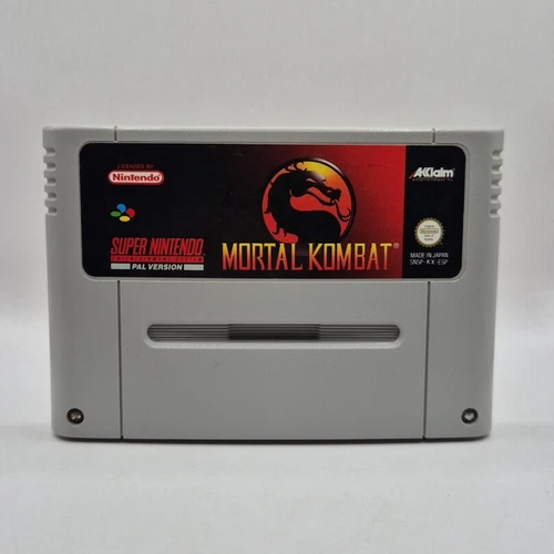 MORTAL KOMBAT Nintendo SNES Vintage Game Cartridge PAL *CARTRIDGE ONLY*