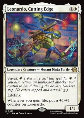 Magic the Gathering (mtg): TMT: Leonardo, Cutting Edge - Rare