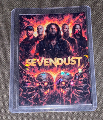 Sevendust Custom Holographic Prizm Refractor Card memorabilia