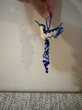 Beaded Bird Keychain 