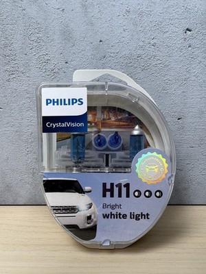Philips Crystal Vision H11 /  4,300 K / bright white light /  12362CVSM