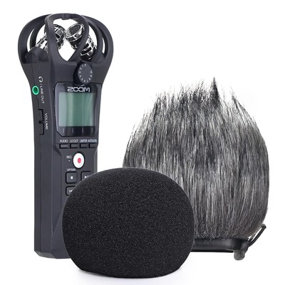 Youshares Zoom H1n Recorder Foam & Furry /outdoor Windscreen Muff, Pop Filter/wi