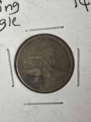 1858 Flying Eagle in AG/Good Condition, Early United States Cent