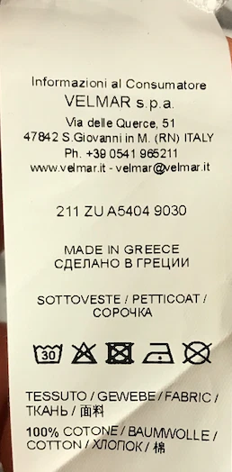 Abito intimo Moschino nuovo con etichetta ZUA5404 9030 1001 USA taglia XS attorcigliato vortice