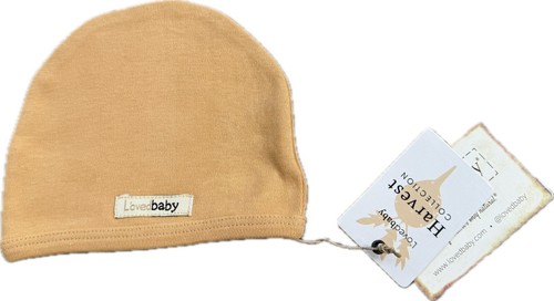 Lovedbaby Newborn Organic Cotton Honey Swaddling Blanket Wrap & Cap, Size 0-3m - Picture 2 of 4