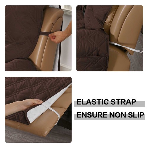 2/3 Seat Recliner Cover Couch Loveseat Slipcover Pet Dog Mat Protector - Picture 36 of 108